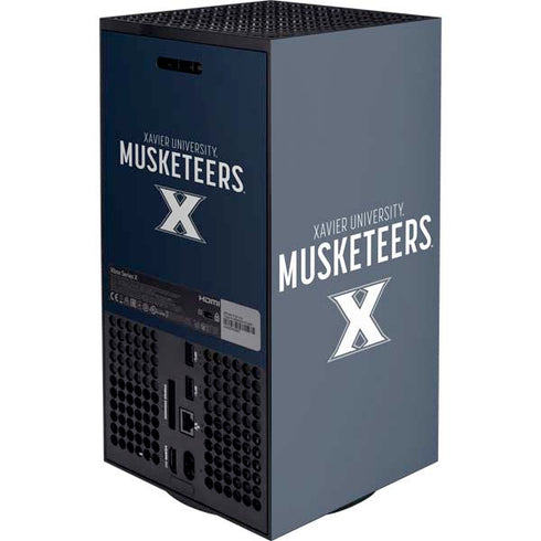 Xavier University Muskateers XBox Series X Digital Edition Console Skin